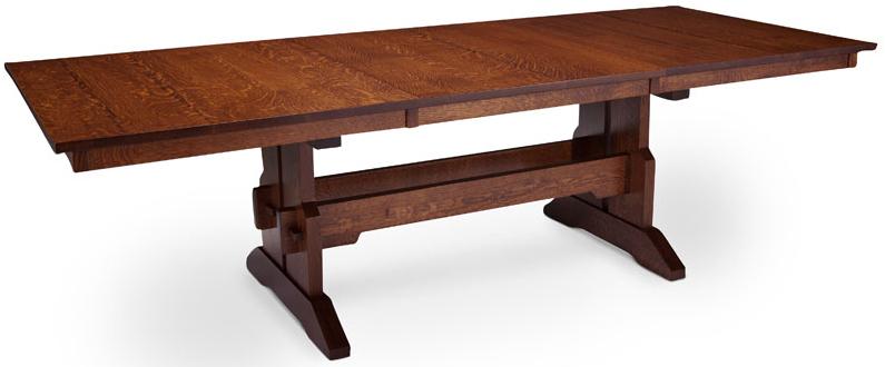 Trestle table with butterfly leaf discount
