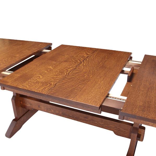 Simply Amish MaRyan MSCT-TT4272-B Franklin Trestle Table w