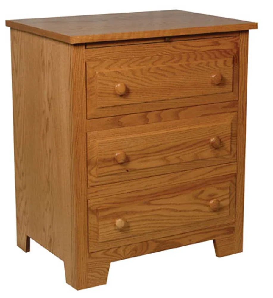 Simply Amish Homestead Amish ME9919SBC Homestead Deluxe Bedside Chest