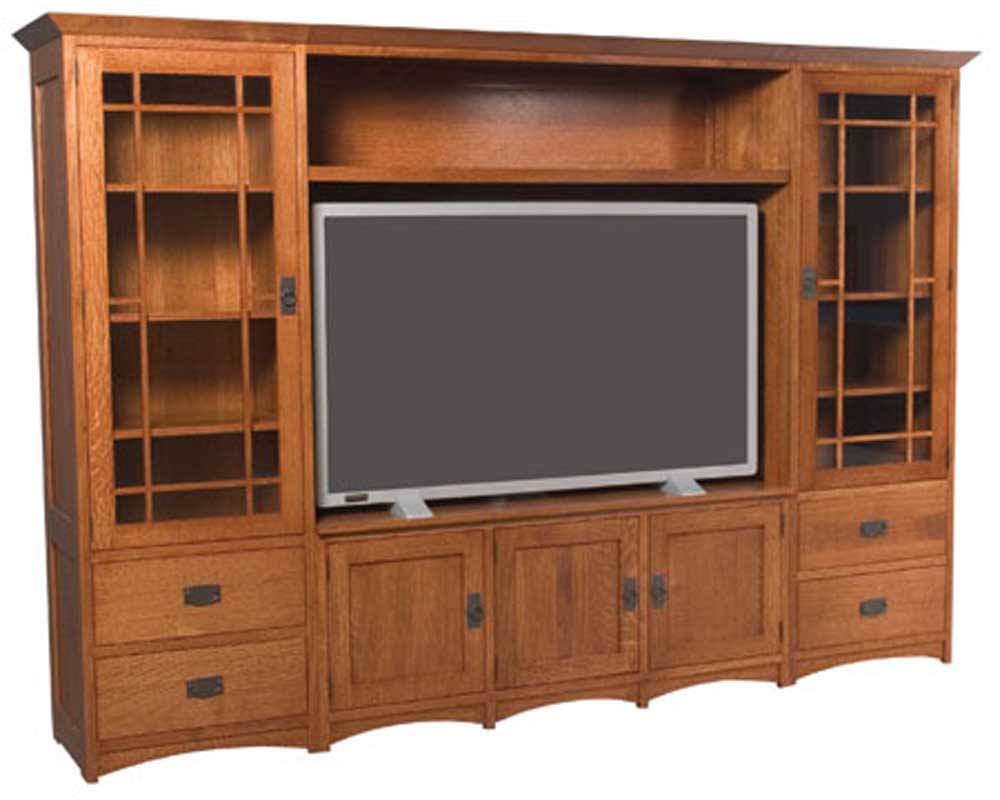 Simply Amish Prairie Mission OI300PM Prairie Mission Wall Unit ...