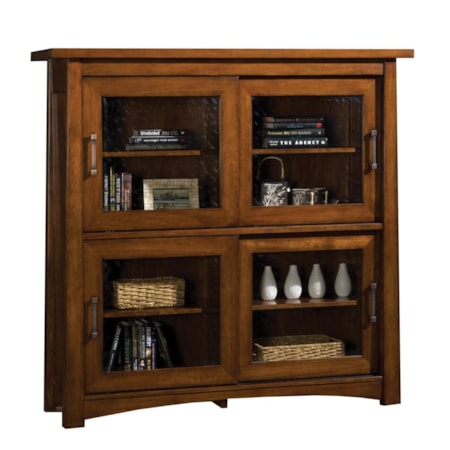 Sliding Glass-Door Bookcase