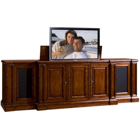 Lift-Top Entertainment Cabinet