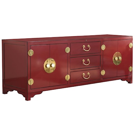 Red Pacifica TV Console