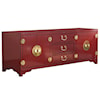 Sligh Studio Designs Red Pacifica TV Console