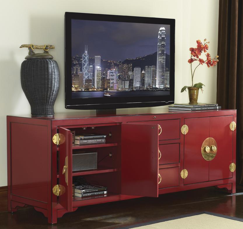 Red Pacifica TV Console