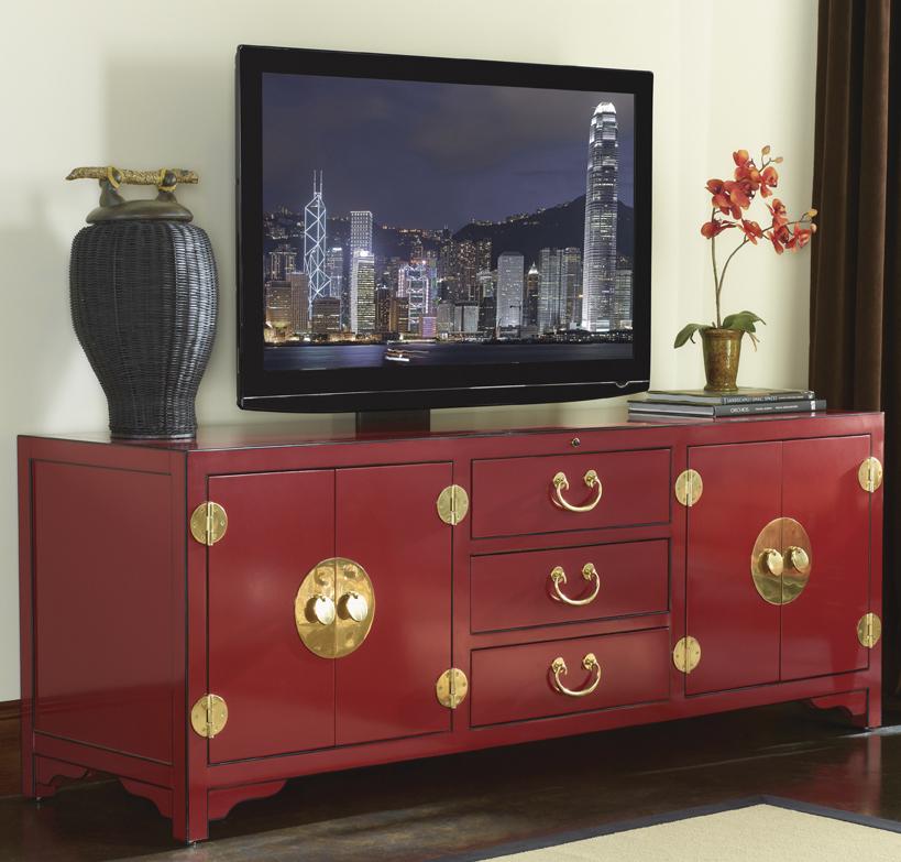 Red Pacifica TV Console