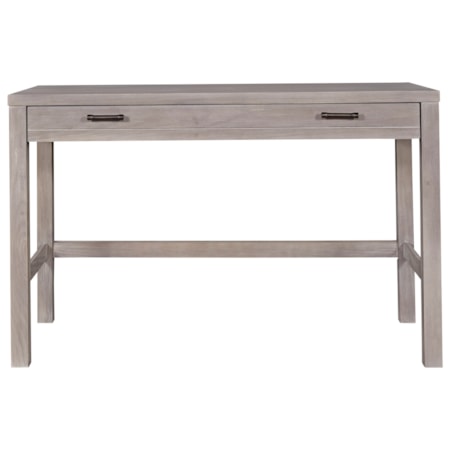 Desk with Pencil Tray and Power Outlet with USB