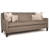 Contemporary 86" Sofa with Track Arms