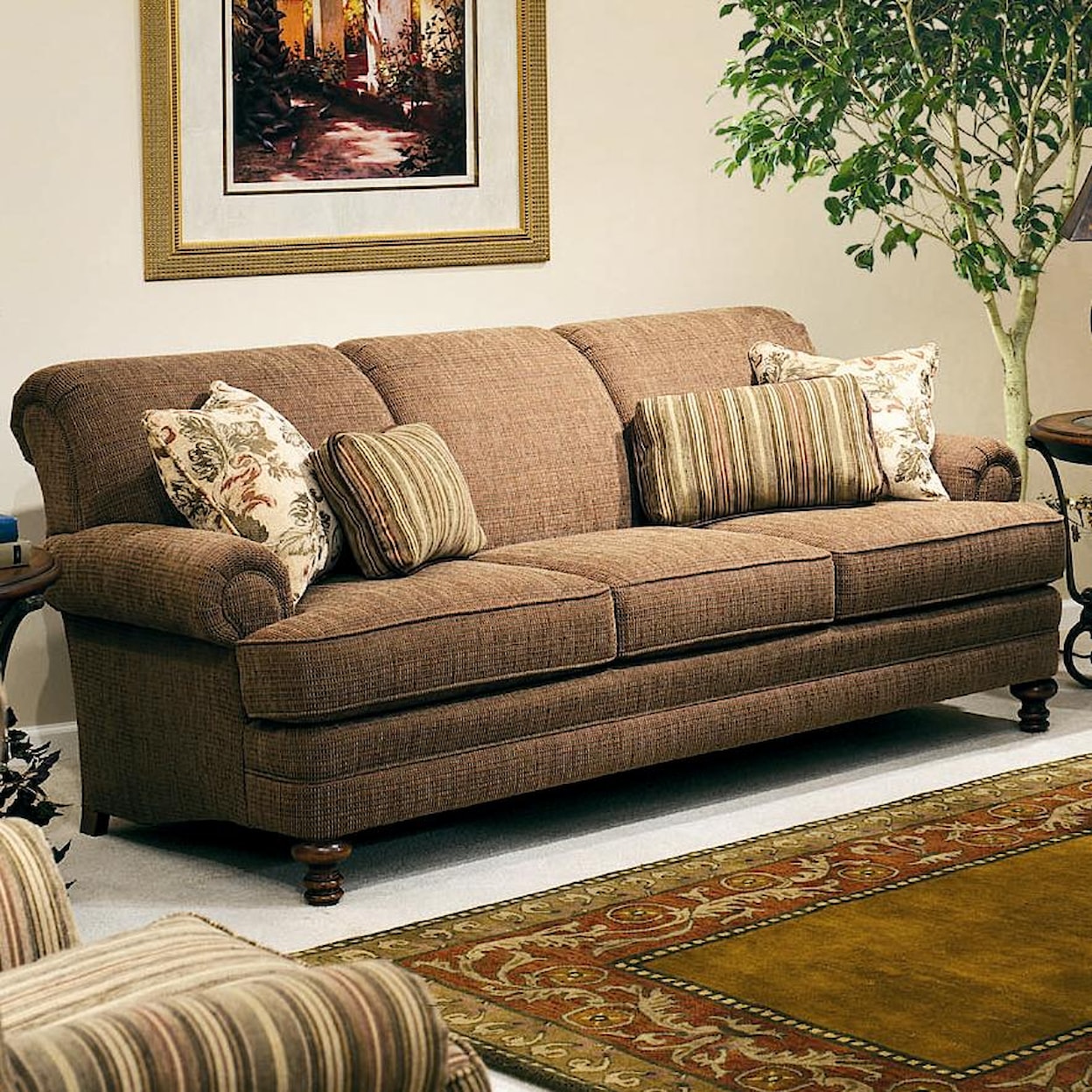 Smith Brothers 346 Upholstered Stationary Sofa