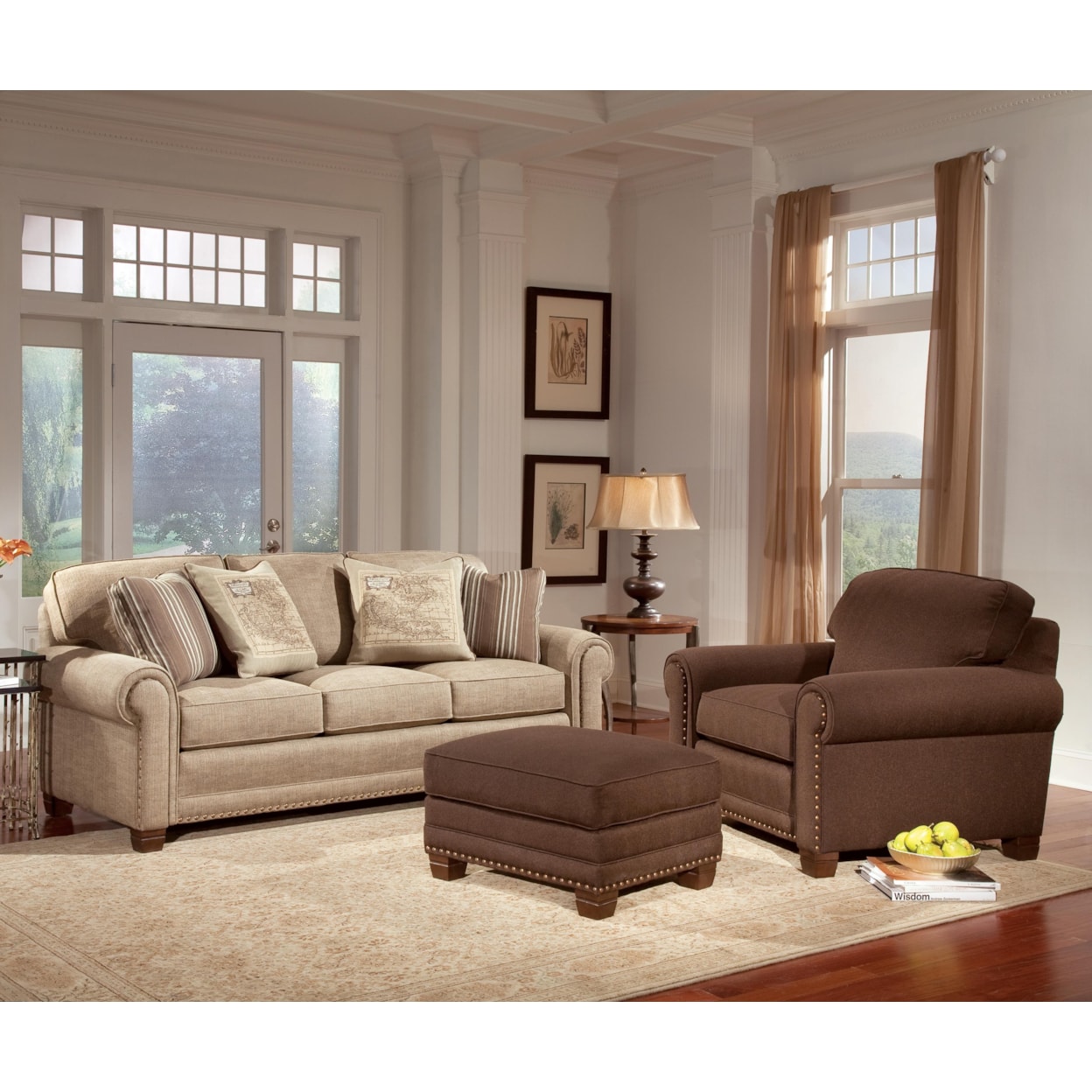 Kirkwood 393 Traditional Stationary Sofa