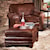 Smith Brothers 393 Traditional Chair and Ottoman with Nailhead Trim