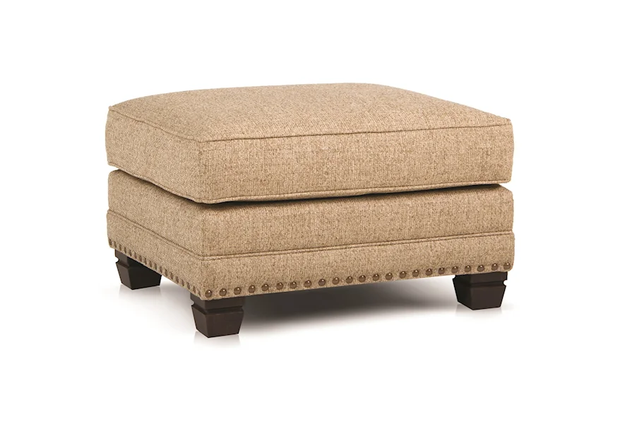 393 Traditional Ottoman by Smith Brothers at Saugerties Furniture Mart