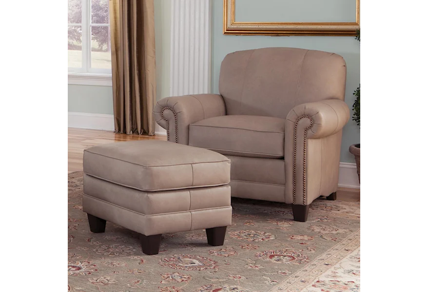 397 Chair and Ottman by Smith Brothers at Mueller Furniture