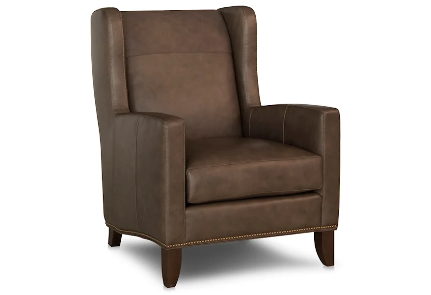 538 Wing Back Chair by Smith Brothers at Goods Furniture