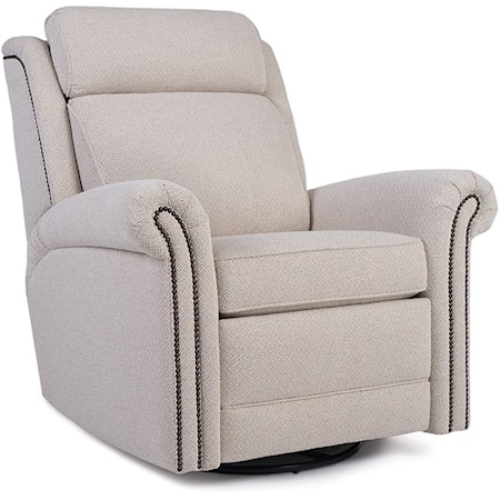 Traditional Power Swivel Glider Recliner with Power Headrest