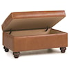 Smith Brothers 900 Ottomans Storage Ottoman