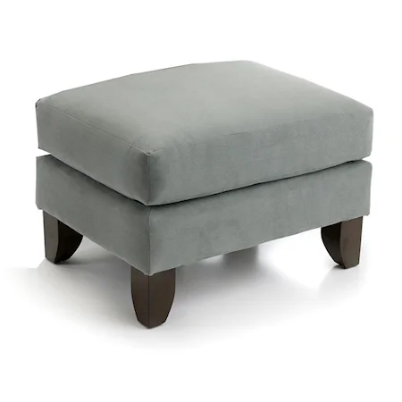 Ottoman w/ Tapered Legs