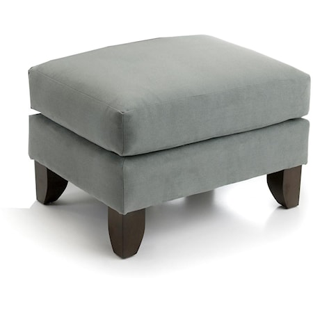 Ottoman w/ Tapered Legs