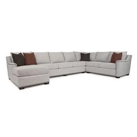 3 Piece Sectional Sofa - LAF Chaise, Armless Sofa, and RAF Corner Sofa