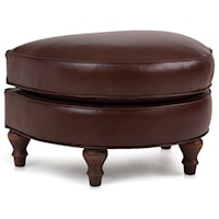 D Shaped Ottoman