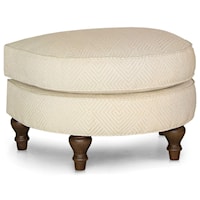 D Shaped Ottoman