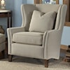 Smith Brothers Accent Chairs and Ottomans SB Upholstered Wingback Chair