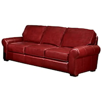 Classic Casual Sofa with Sock Arms