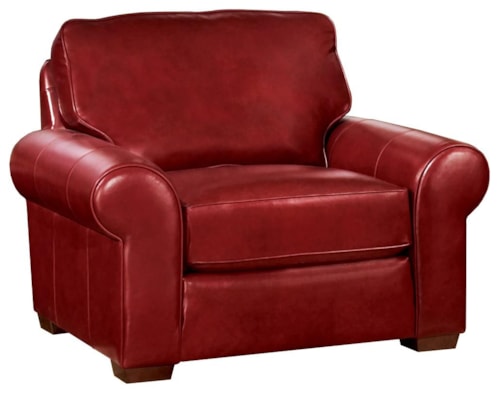 Classic Casual Chair with Sock Arms