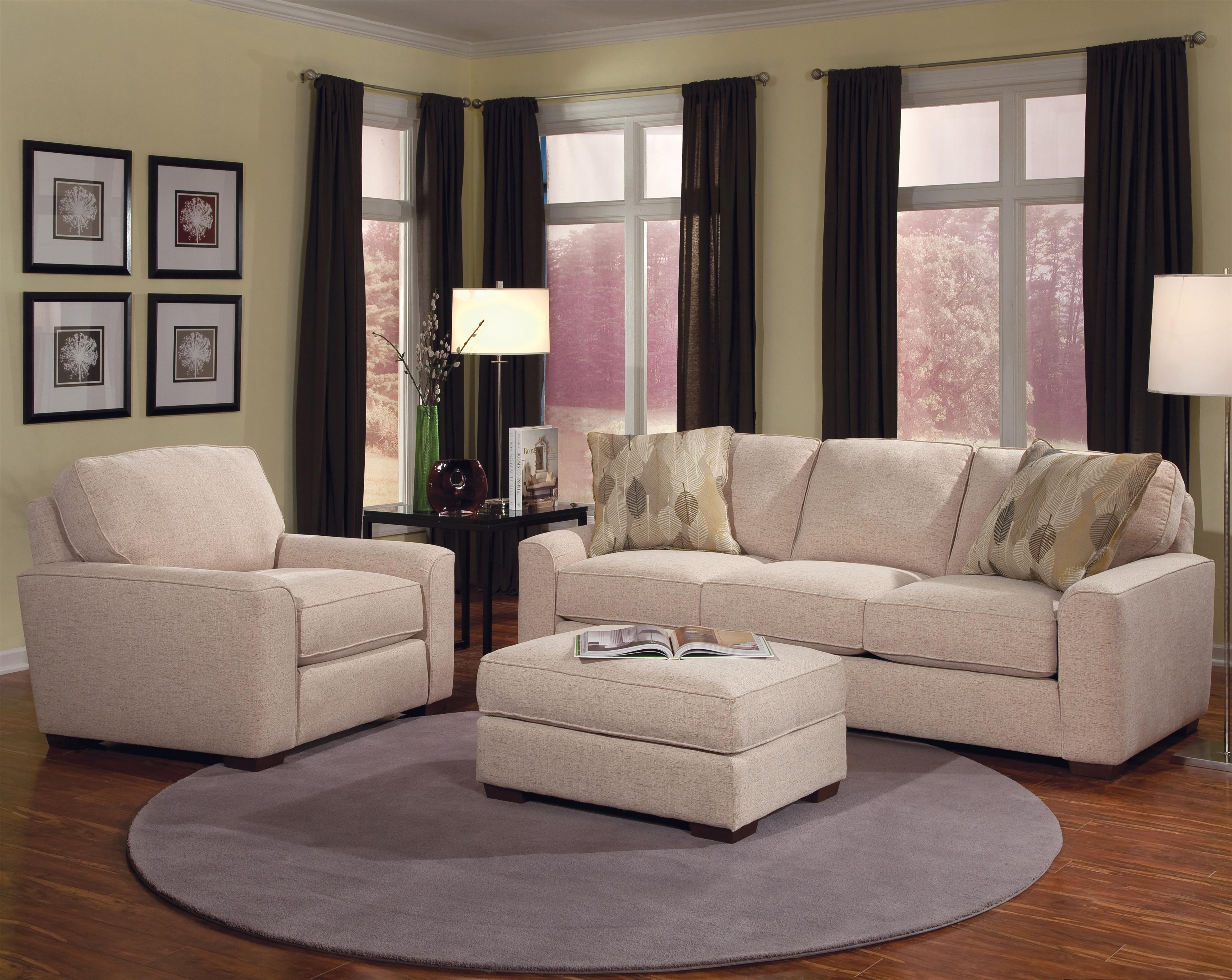 Smith Brothers Build Your Own 8000 Series Chair and Ottoman