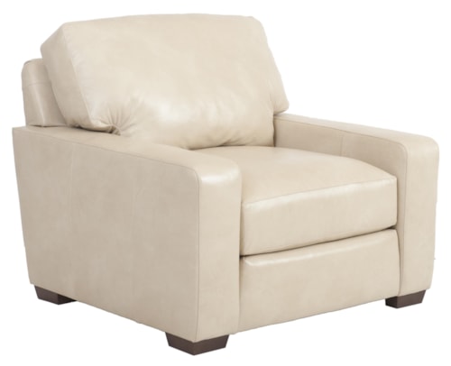 Contemporary Chair with Track Arms