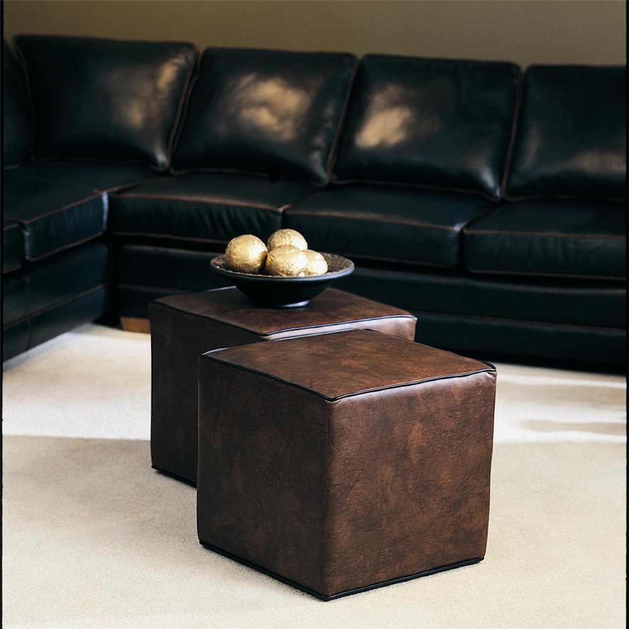 Smith Brothers Cocktail Ottomans Ottoman