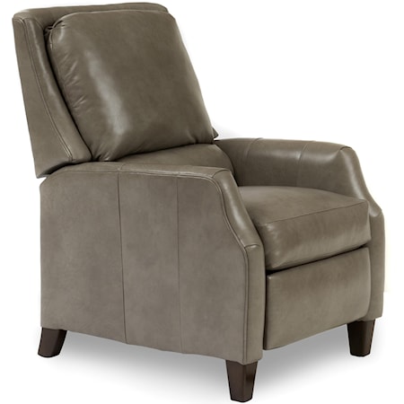 Upholstered 3-Way Recliner with Legs