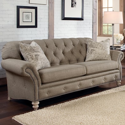 Smith Brothers 396 Button-Tufted Sofa