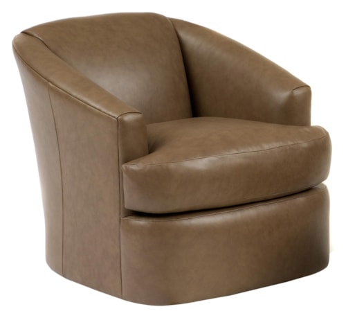 Contemporary Barrel Swivel Chair
