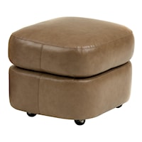 Contemporary Ottoman with Casters