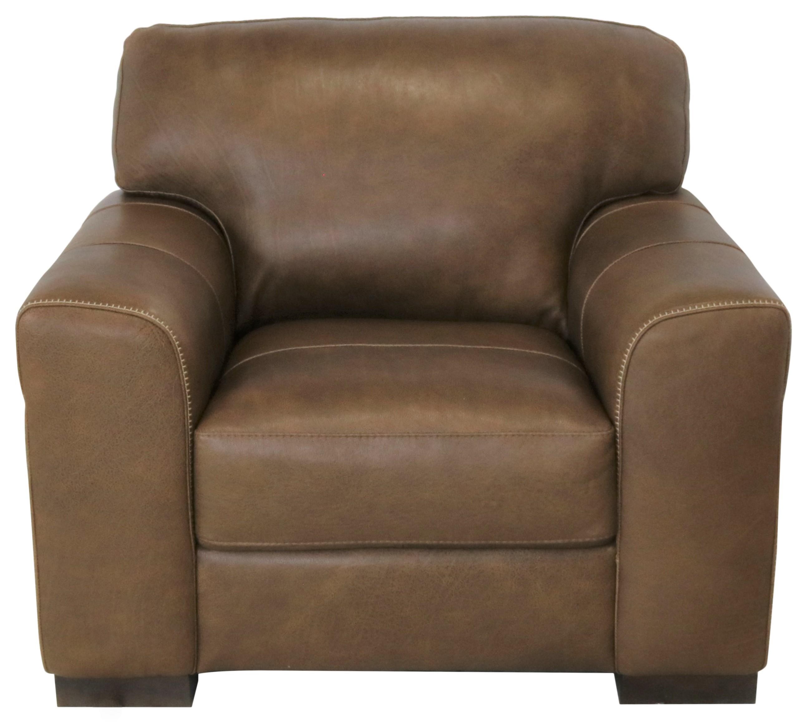 Italian leather chair and ottoman clearance