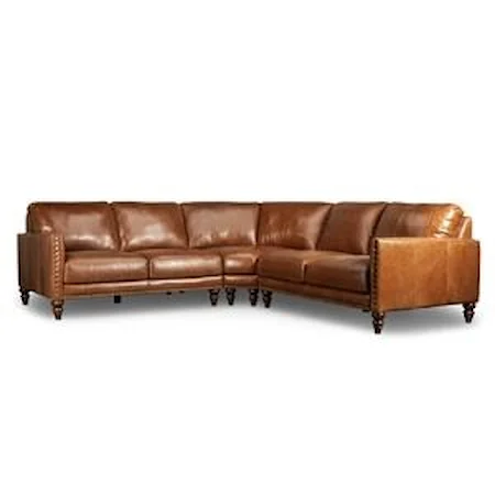 Top Grain Leather Sectional