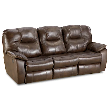 Power Headrest Reclining Sofa with USB Port