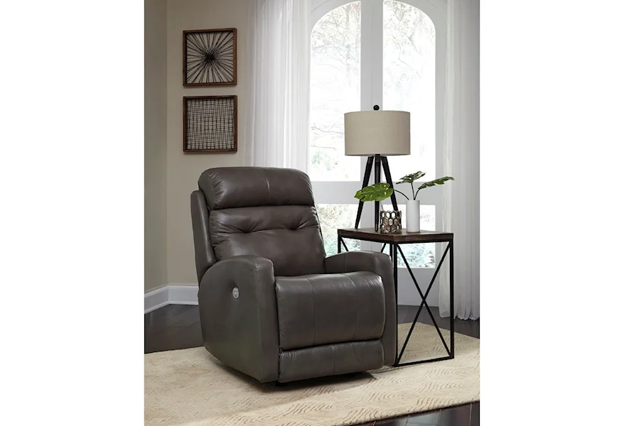 Bank Shot Power Headrest Rocker Recliner by Southern Motion at Howell Furniture