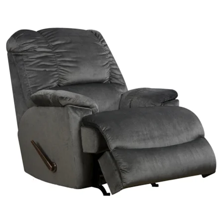 Wall Hugger Recliner with Casual Style for Family Rooms