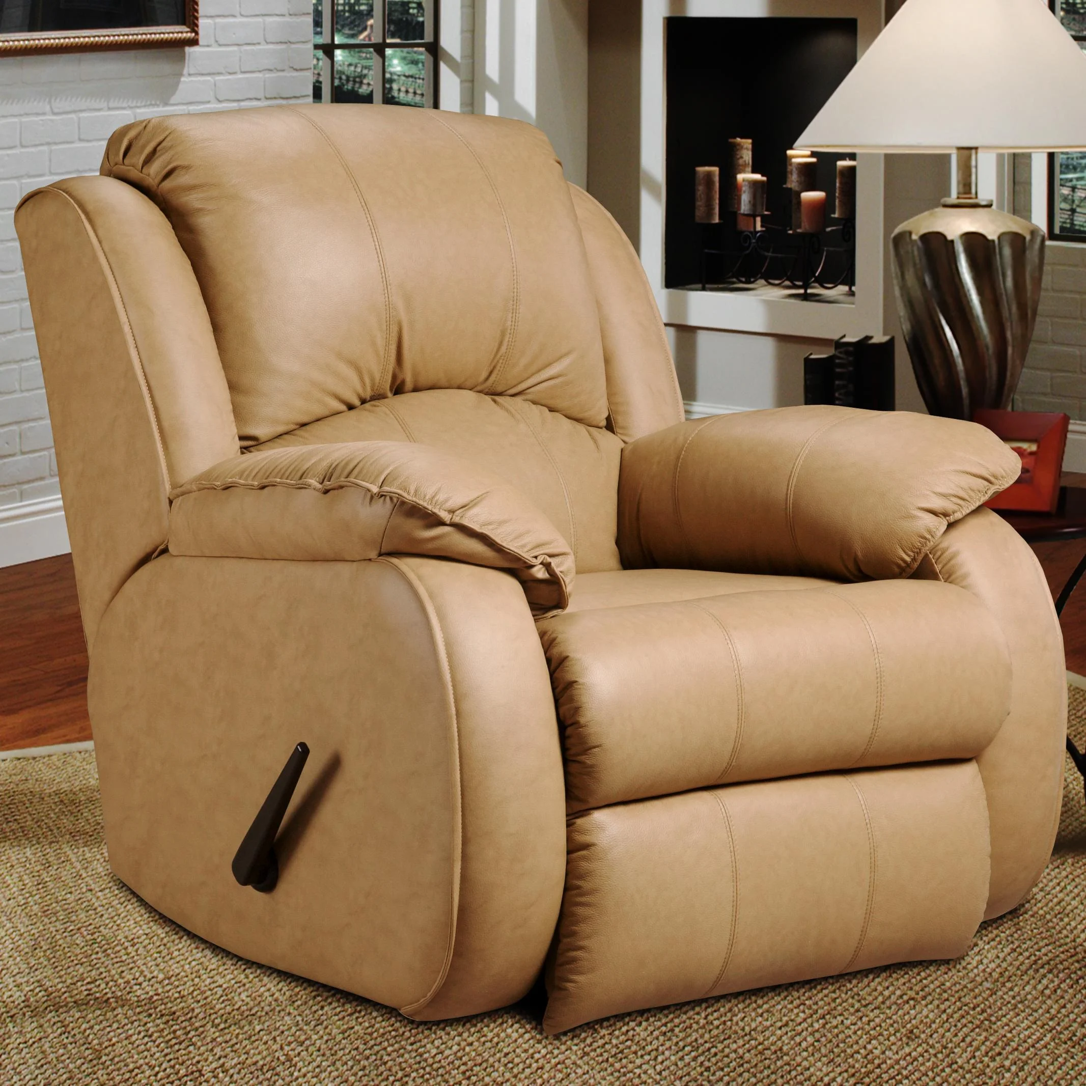 Southern Motion Cagney 1175 Rocker Recliner with Pillow Arms ...