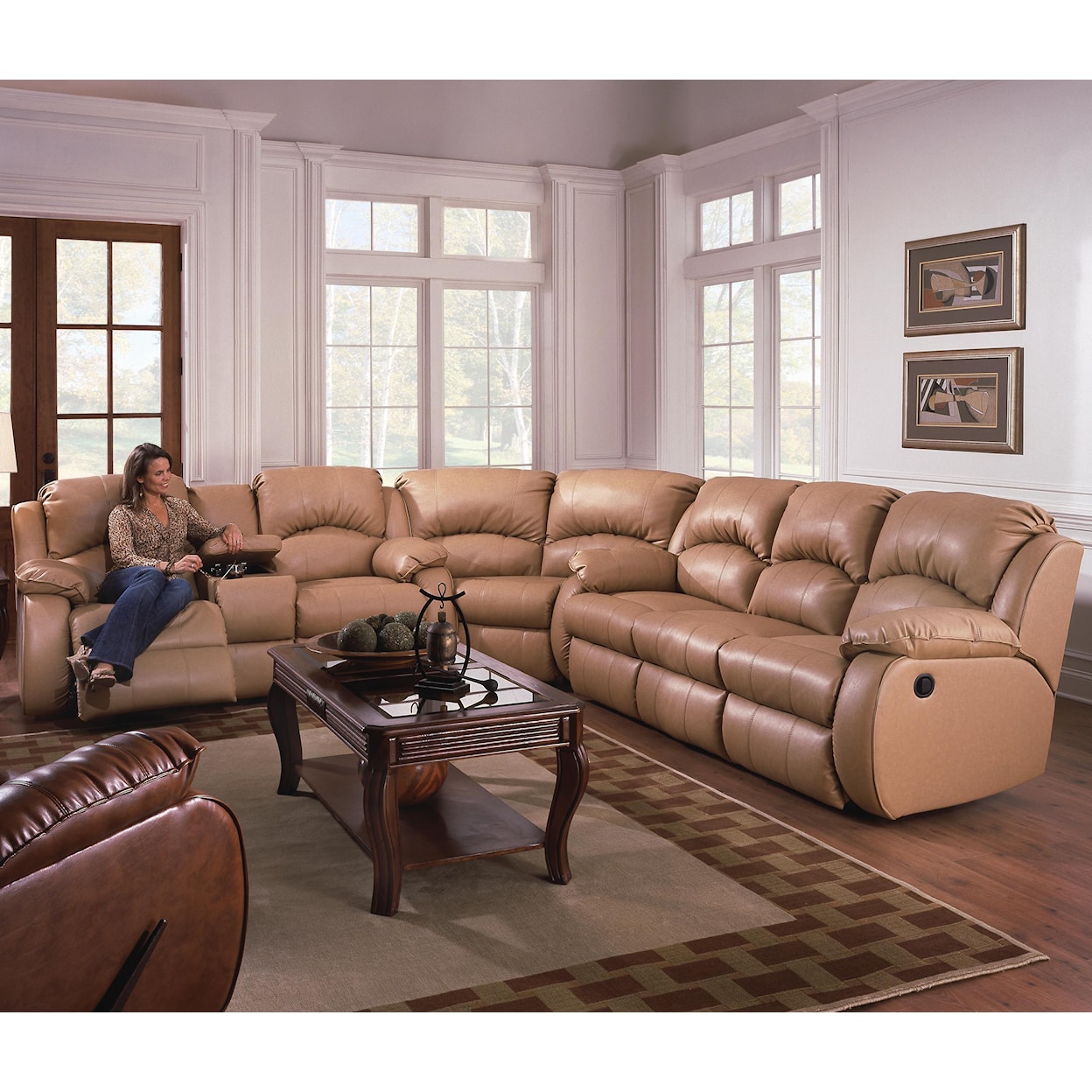 Southern Motion Cagney Power Headrest Double Reclining Sofa