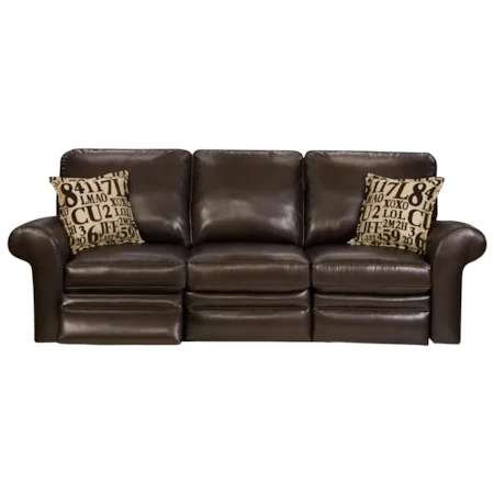Transitional Power Reclining Sofa