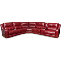 Sectional Sofa with 5 Seats and Cup Holders and Power Headrests