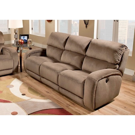 Power Plus Reclining Sofa with Pillows