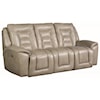 Design2Recline Grid Iron Zero Gravity Power Headrest Reclining Sofa