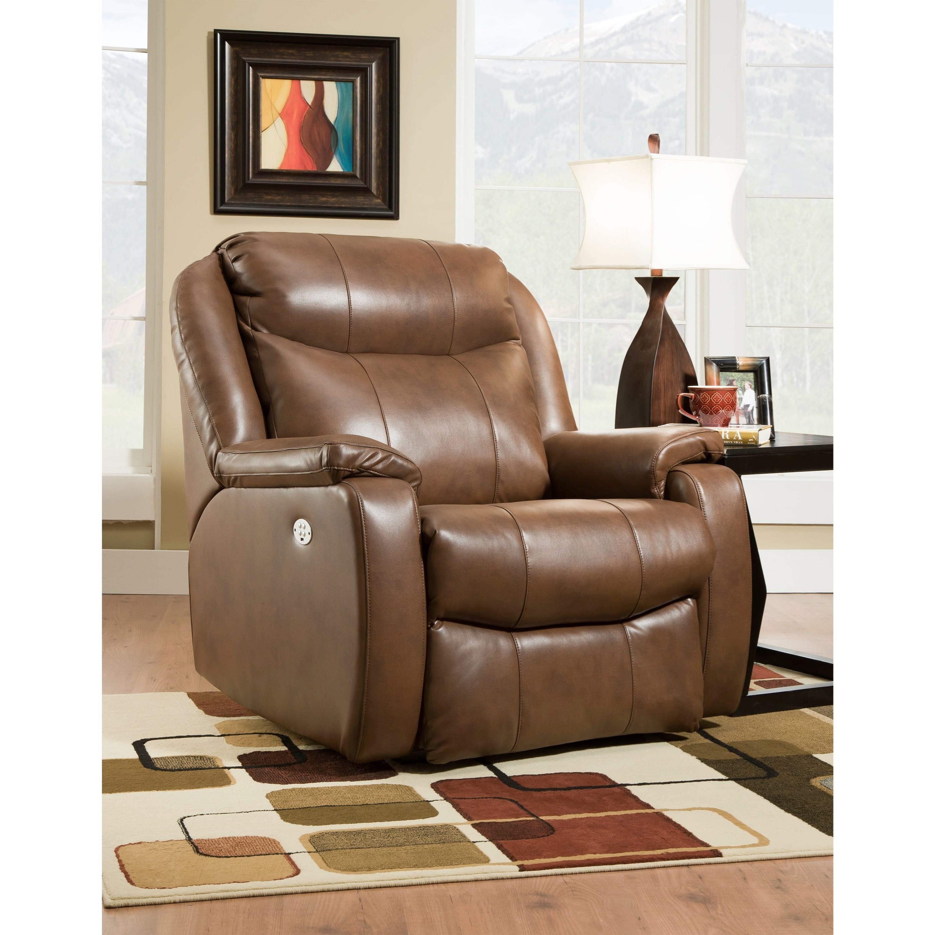 Power Headrest Big Man's Recliner w/ SoCozi