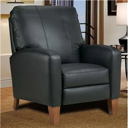 High Leg Recliner with Track Arms