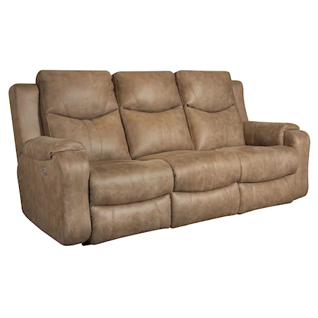 Double Reclining Sofa with Power Headrests