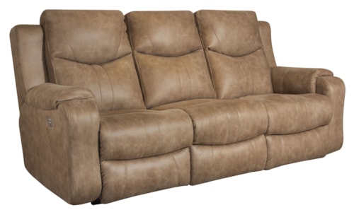 Double Reclining Sofa with Power Headrests